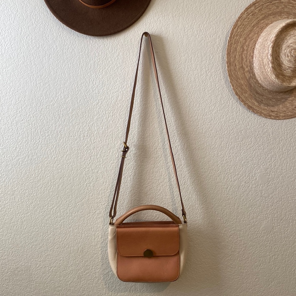 two toned madewell crossbody